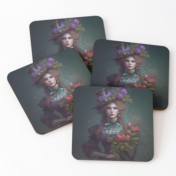 Item preview, A Good Witch With Flowers In Victorian Style designed and sold by giggles-omg.