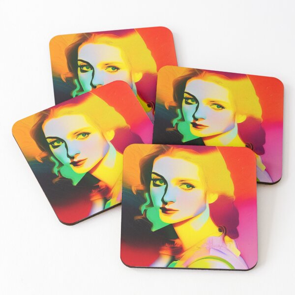 Item preview, Digital art abstract portrait | retro aesthetics  designed and sold by CiceroSpin.