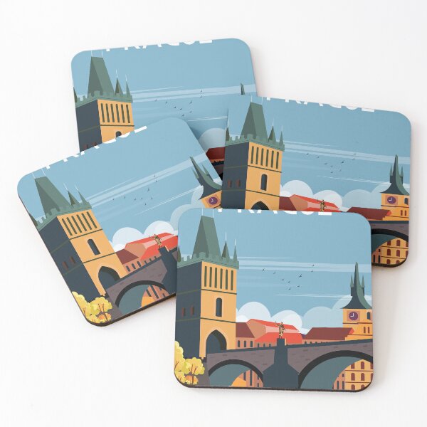 Item preview, Prague   Czech Republic travel poster designed and sold by Arctic frame studio.