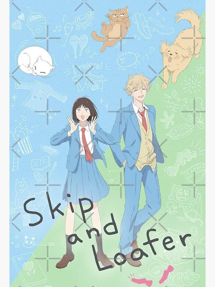 Skip and Loafer Anime Announcement , an art print by Mar Martinez