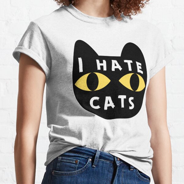 I hate cats store shirt