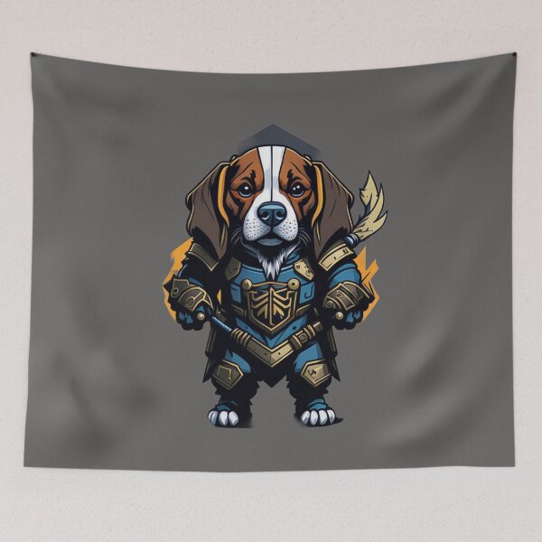 Item preview, Barks of Fury: The Barbarian Beagle Puppy's Epic Quest designed and sold by harperjg.
