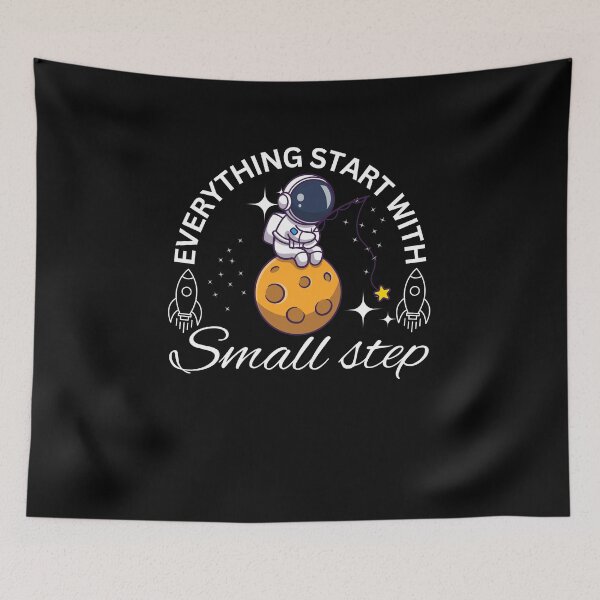 Item preview, Everything Start with Small Step Motivational Design designed and sold by chaladin.