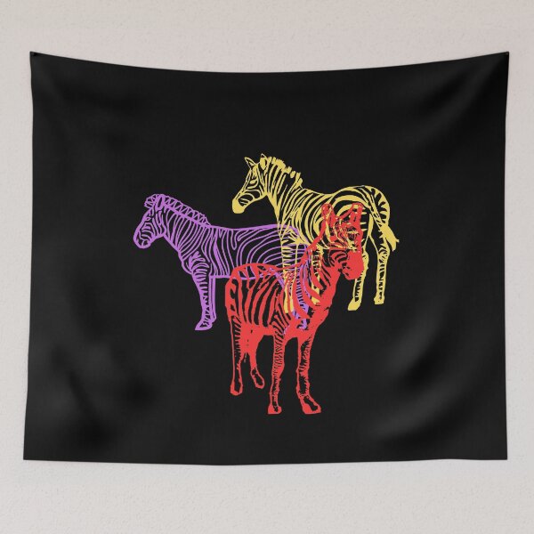 Item preview, Multicolored zebra designed and sold by LU NA.