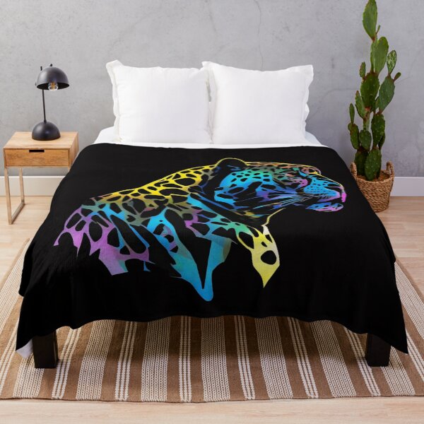 Item preview, rainbow dark head jaguar designed and sold by jkrphoto.