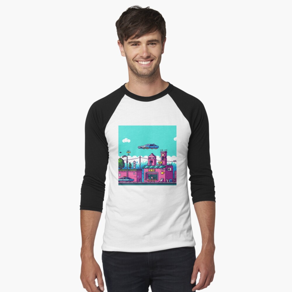Item preview, Baseball ¾ Sleeve T-Shirt designed and sold by djspacegr.