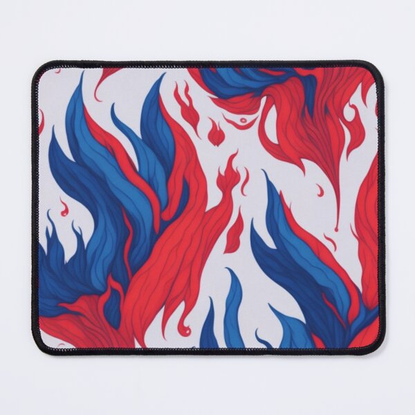 Item preview, red and blue flames abstract aesthetic designed and sold by K-Art-Design.