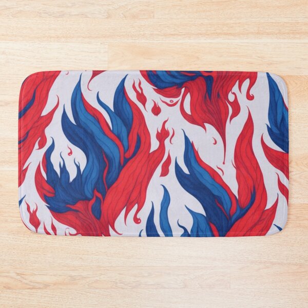 Item preview, red and blue flames abstract aesthetic designed and sold by K-Art-Design.