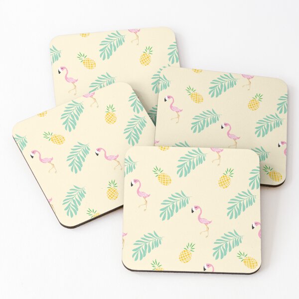 Item preview, Summer Patterns With Flamingos And Pineapples designed and sold by Designedbygigy.