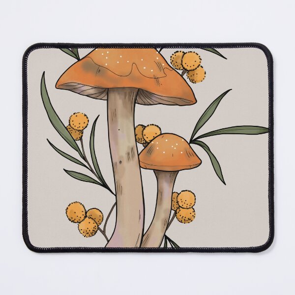 Aperçu de l'œuvre Champignon orange créée et vendue par Bekka Luna.