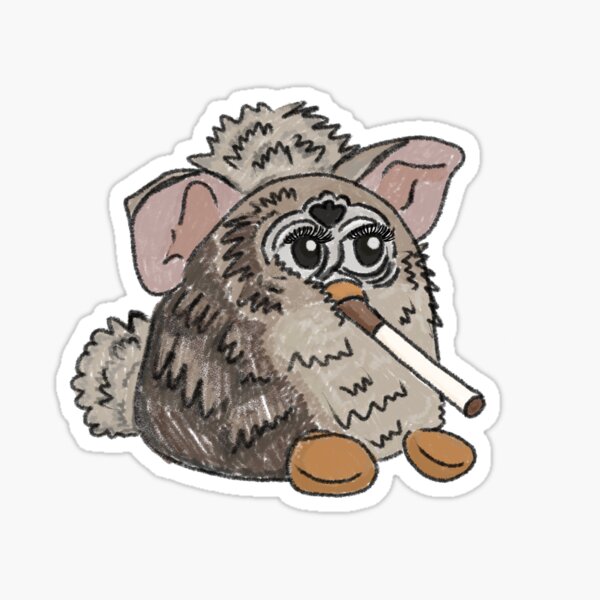 Item preview, Furby's Had A Rough Day designed and sold by wistfulart.