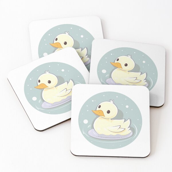 Item preview, Cute Duckling in Water designed and sold by Ayzenstickers.