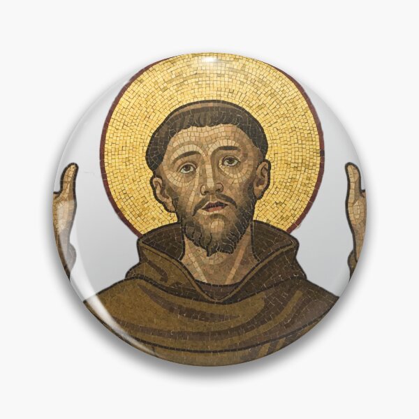 Item preview, Saint Francis - round  designed and sold by ISBrunning.