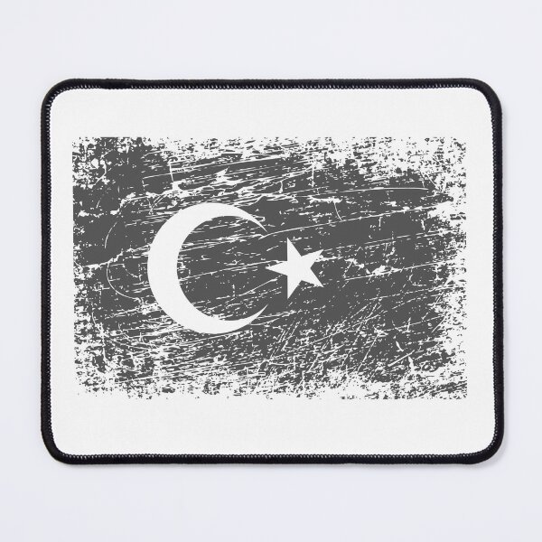 Item preview, Türkiye flag flag used look designed and sold by GeogDesigns.
