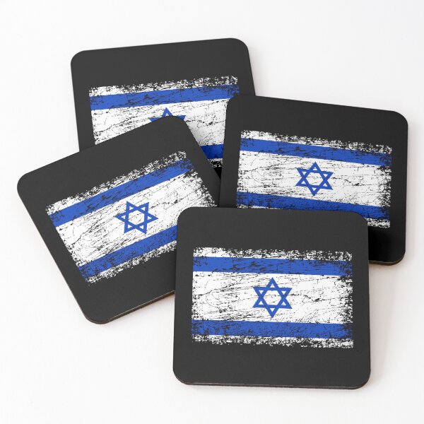 Artikelvorschau, Israel Fahne Flagge used-look entworfen und verkauft von GeogDesigns.