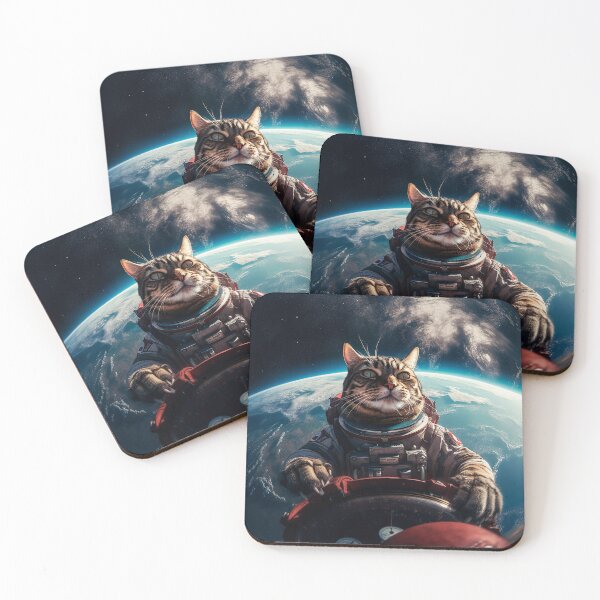Item preview, Meow Space: Cats at the Final Frontier designed and sold by Casanova Originals.