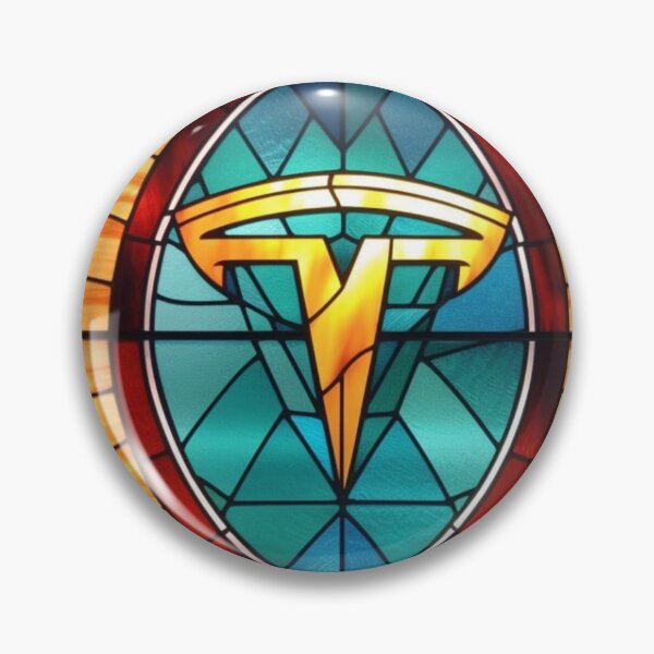 Item preview, Tesla Stained Glass Window designed and sold by WigOutlet.