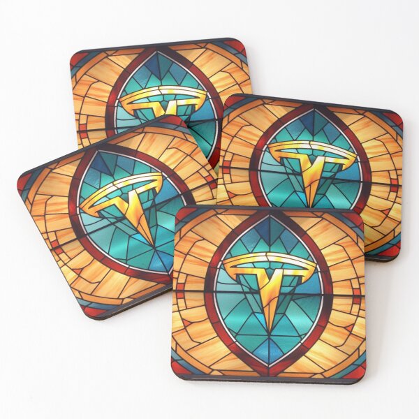 Item preview, Tesla Stained Glass Window designed and sold by WigOutlet.