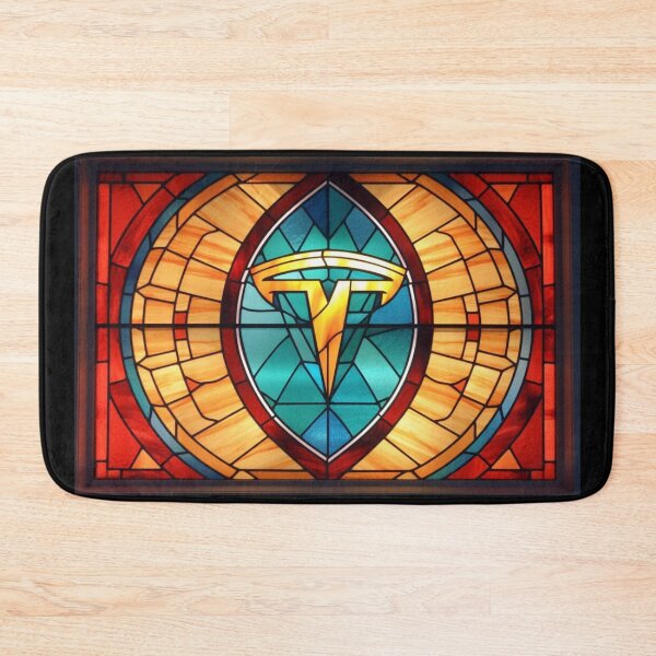 Item preview, Tesla Stained Glass Window designed and sold by WigOutlet.