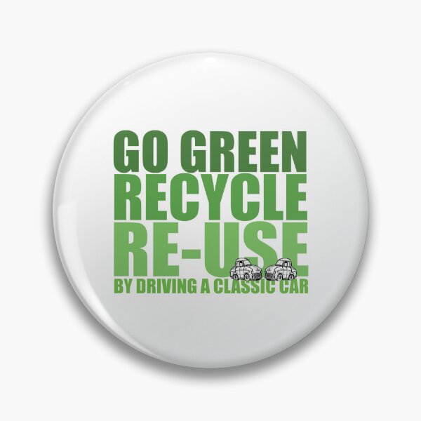 Item preview, GO GREEN - DRIVE A CLASSIC CAR designed and sold by OldClassicCar.