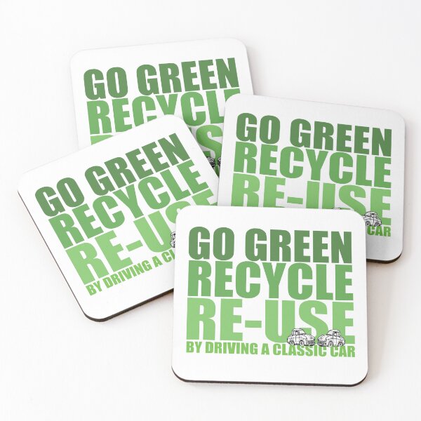 Item preview, GO GREEN - DRIVE A CLASSIC CAR designed and sold by OldClassicCar.