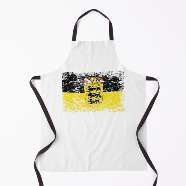 Item preview, Baden-Württemberg flag flag used look designed and sold by GeogDesigns.