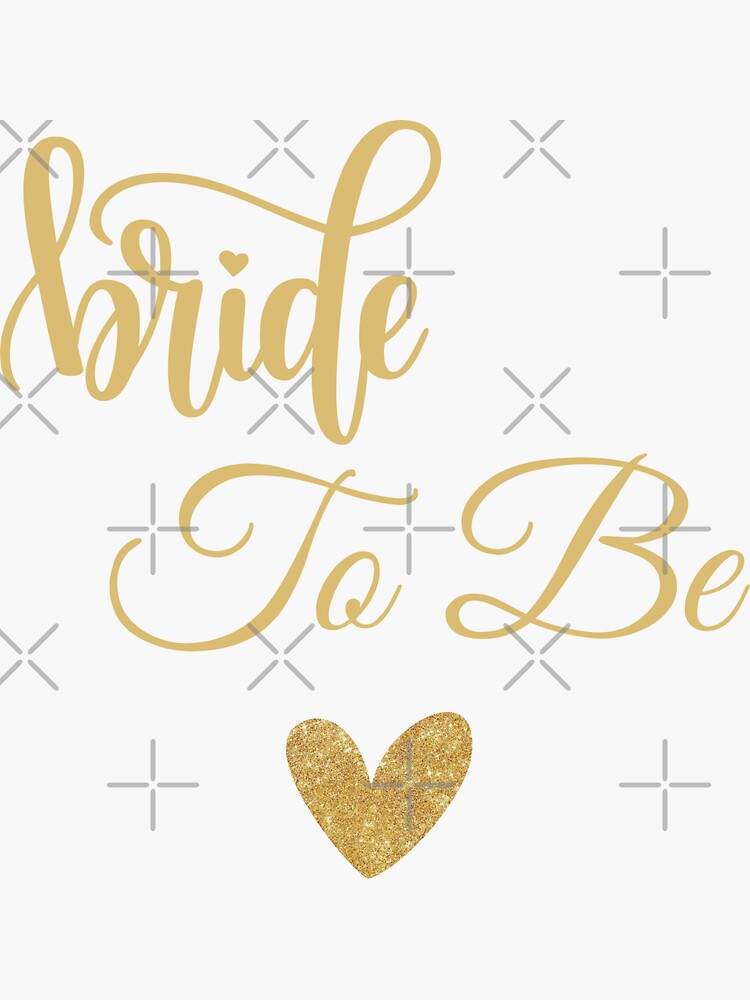 Bride to be Comic (Graphic) Sticker for Sale by Allyoudois