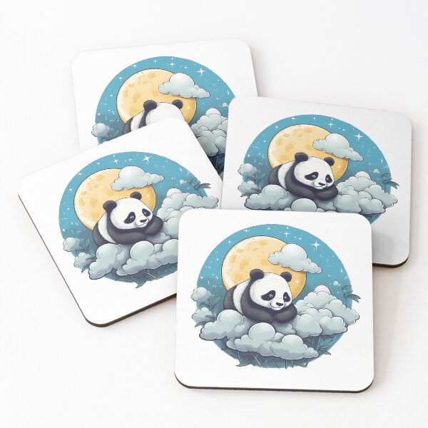Item preview, Dreamy Moon Bathing Baby Panda Bear designed and sold by Tabble-Dabble.