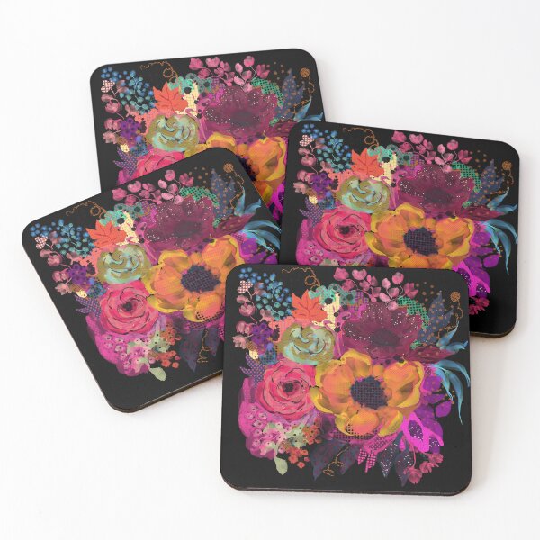 Item preview, Quirky patterned floral designed and sold by Kamaloca.