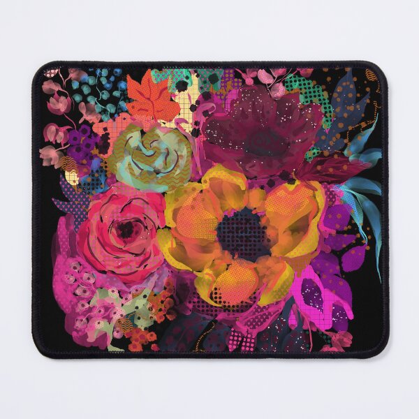 Item preview, Quirky patterned floral designed and sold by Kamaloca.