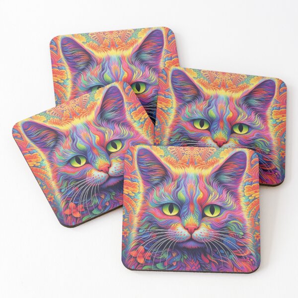 Item preview, Abstract Cats Doodle Pattern designed and sold by Desfix.