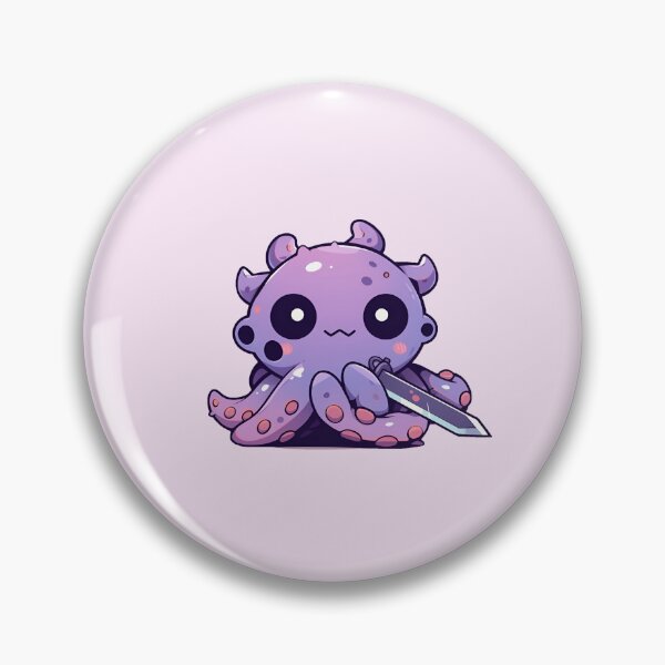 Item preview, Cutie Octopus with a Sword cuteAF designed and sold by CuteAFdesigns.