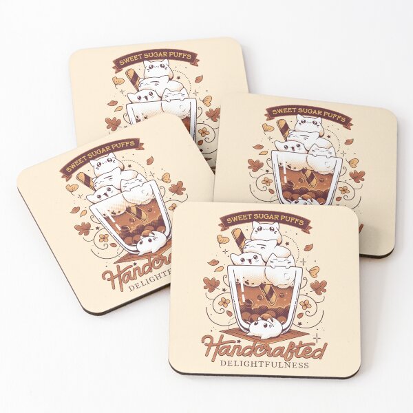 Item preview, Artisanal Kitten Tea - Cute Bubble Cats designed and sold by Snouleaf.