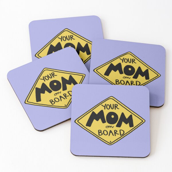 Item preview, your mom on board designed and sold by heartbyjes.