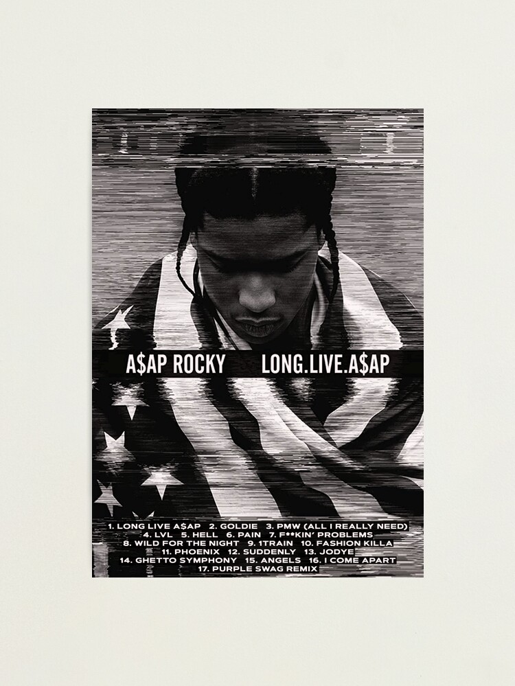 Asap rocky. Long live online asap poster flat. Used