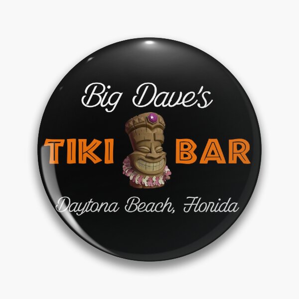 Item preview, Big Dave's Tiki Bar, Daytona Beach, Florida - White Lettering designed and sold by David Vanderwyst.