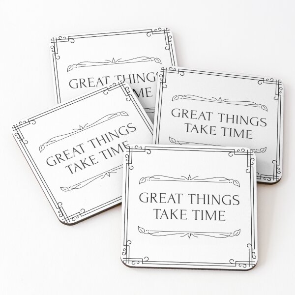Item preview, Great things take time designed and sold by GGsCreations.