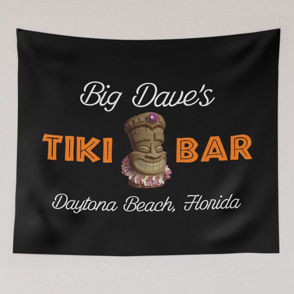 Item preview, Big Dave's Tiki Bar, Daytona Beach, Florida - White Lettering designed and sold by David Vanderwyst.