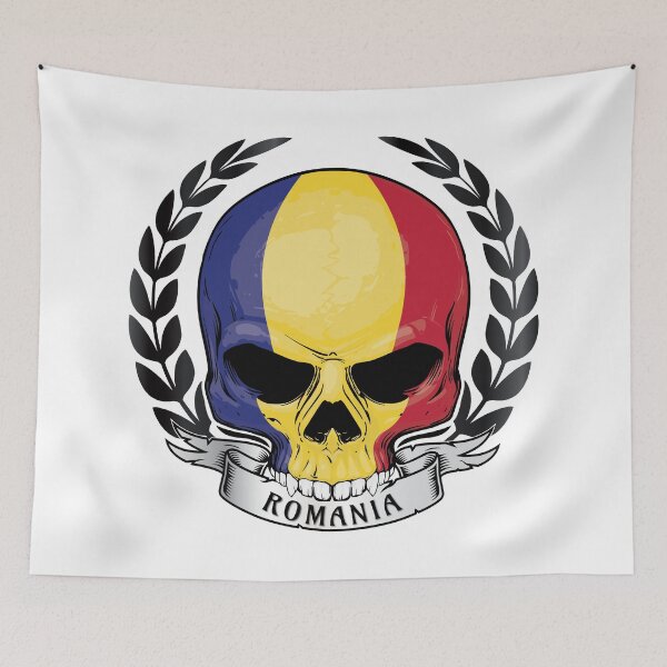 Item preview, Romania Skull And Ribbon designed and sold by RahallusNtx.