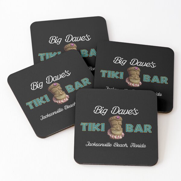 Item preview, Big Dave's Tiki Bar, Jacksonville Beach, Florida - White Lettering designed and sold by David Vanderwyst.