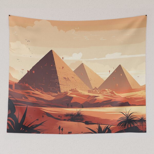 Item preview, Ibis and Pyramids designed and sold by PyramidSchmear.
