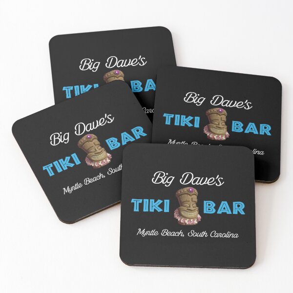 Item preview, Big Dave's Tiki Bar, Myrtle Beach, South Carolina - White Lettering designed and sold by David Vanderwyst.
