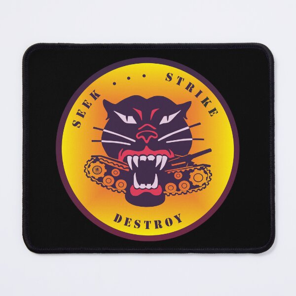Aperçu de l'œuvre Seek Strike Destroy logo style rétro créée et vendue par FAawRay.