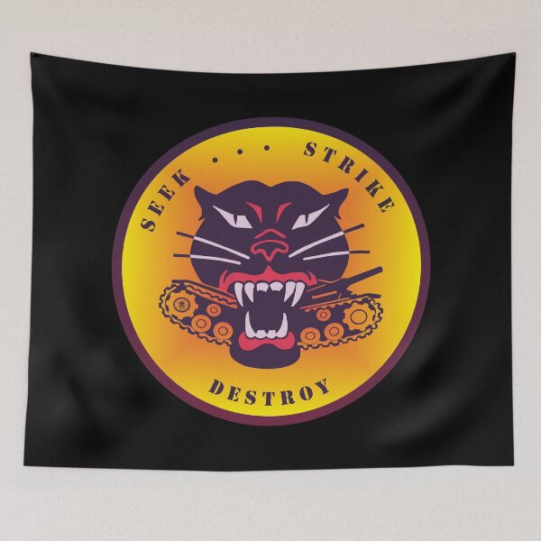 Item preview, Seek Strike Destroy logo retro style designed and sold by FAawRay.