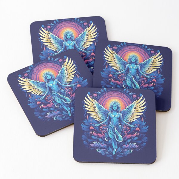 Item preview, Colorful Psychedelic Angel designed and sold by Spiralysis.