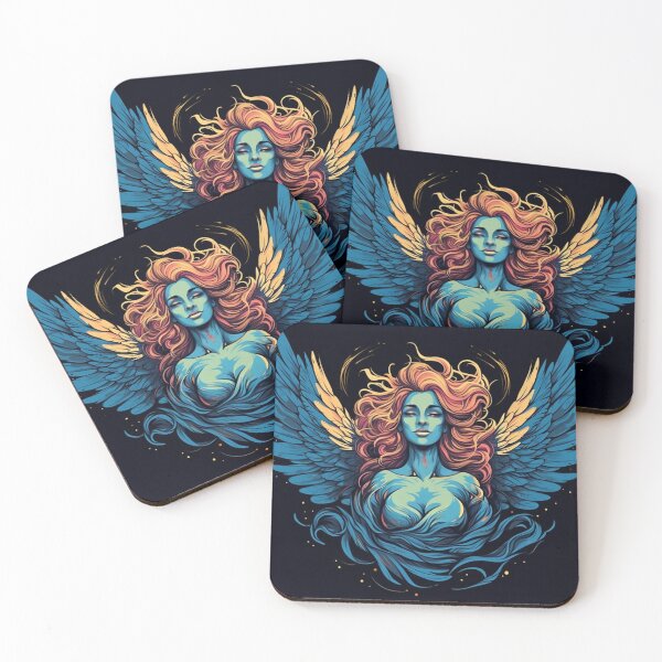 Item preview, Colorful Psychedelic Angel designed and sold by Spiralysis.