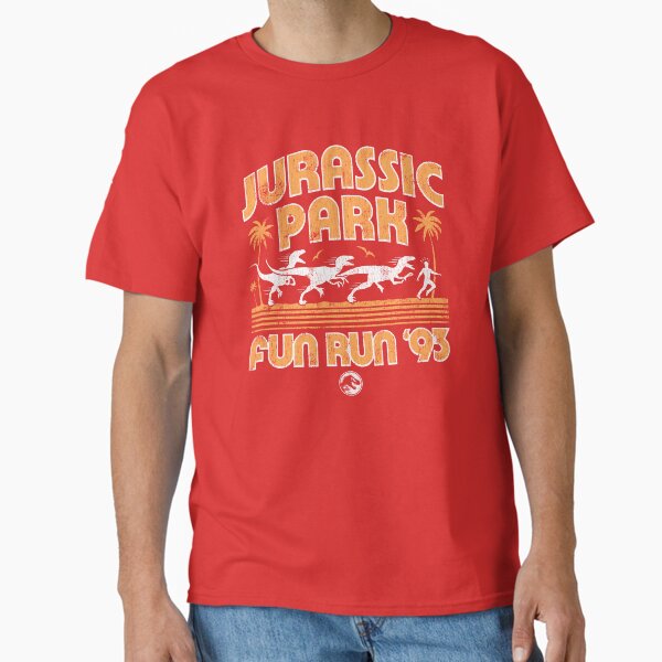 Item preview, Jurassic Park Vintage Retro Dinosaur Fun Run '93 Collegiate designed and sold by FifthSun.