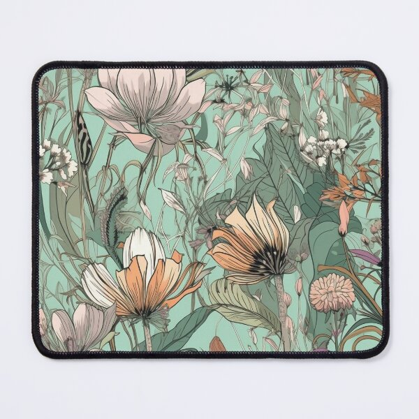 Item preview, Pretty Spring Flower Garden as illustrated wildflowers in the Early Summer Bloom designed and sold by EmilyFNM3D.