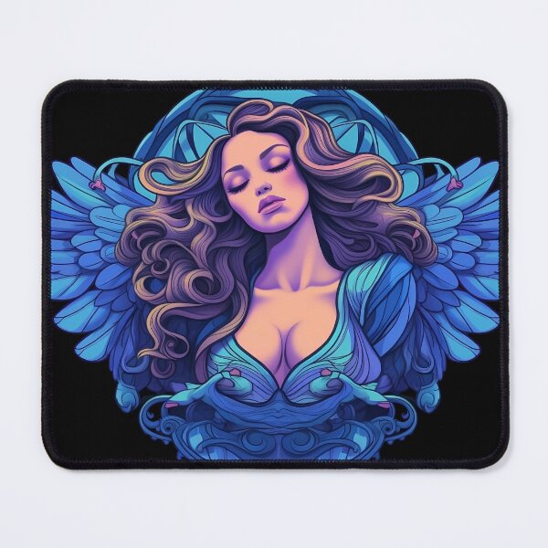 Item preview, Colorful Psychedelic Angel designed and sold by Spiralysis.