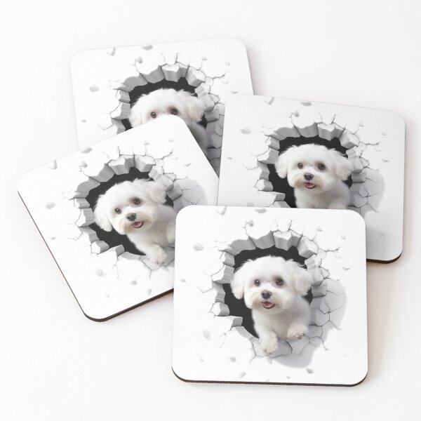 Item preview, Bichon Maltese WATCHING YOU designed and sold by Papel.